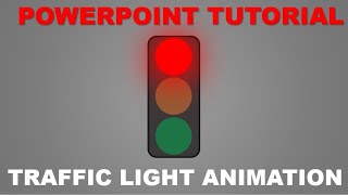 Powerpoint tutorial  traffic light animation [upl. by Ylrebme]