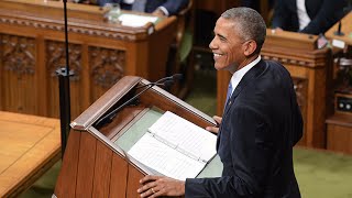 President Barack Obama delivers stirring speech in Parliament [upl. by Beulah]