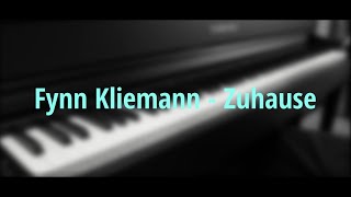 Fynn Kliemann  Zuhause Piano Cover [upl. by Hubert]