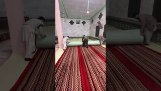 I Installed Carpet In mosque [upl. by Eibloc]