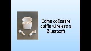 Come collegare cuffie wireless a Bluetooth [upl. by Geffner]