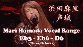 Mari Hamada 浜田麻里 Live Vocal Range 声域 Eb3F6 [upl. by River]