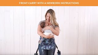 How to Use Baby Carrier with a Newborn [upl. by Mallissa]