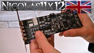 ASUS Xonar DX 71 PCI Express Sound Card Review [upl. by Ymme]