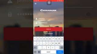 First time Login to your China Bank Mobile Banking App [upl. by Hammad355]