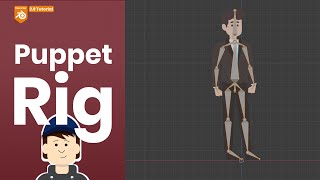 How to rig a 2D character in Blender 292 [upl. by Turtle]