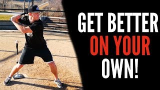 BEST BASEBALL HITTING DRILLS TO DO BY YOURSELF [upl. by Voorhis]