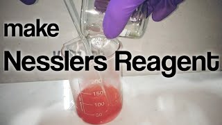 Nesslers Reagent  Preparation and Testing [upl. by Nalloh]