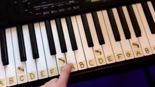 How to Label a 61 Key Keyboard Piano [upl. by Ahseinaj678]