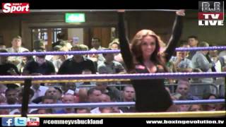 Boxing Evolution TV featured ring girl Ali Drew [upl. by Cadel102]