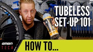 Mountain Bike Tubeless Tyre Set Up 101  GMBN How To [upl. by Roosevelt734]