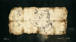 Assassins Creed 4  Treasure Map  179 593 Cape Bonavista [upl. by Ojeitak]