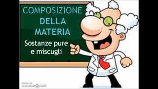 Composizione della materia  videolezione 1 [upl. by Lledra]