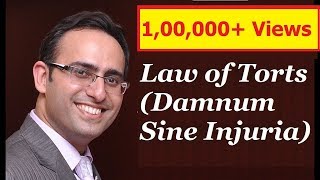 Law of Torts Video1 Damnum Sine Injuria [upl. by Cavanagh]