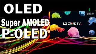 OLED vs AMOLED vs POLED Displays [upl. by Airotcivairam]