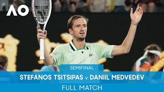 Stefanos Tsitsipas v Daniil Medvedev Full Match SF  Australian Open 2022 [upl. by Sashenka]