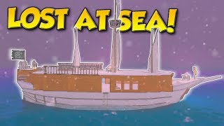 Ylands  LOST AT SEA IN SNOW STORM  Ylands Multiplayer Gameplay amp Ship Sailing [upl. by Haidadej]