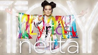 Netta  TOY Lyrics Eurovision 2018 Israel [upl. by Nereil]