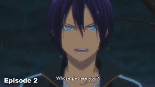 Noragami Aragoto  Episode 2 Yato Badass Scene [upl. by Jemena]