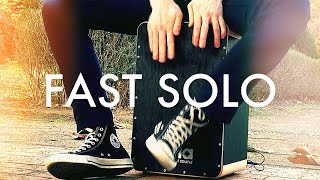 Fast Cajon Solo By Ross McCallum [upl. by Arber]