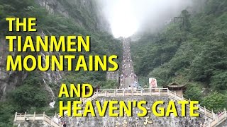 The Tianmen Mountains Heavens Gate and Glass Skywalk 天门山 [upl. by Odlareg]