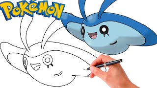 How To Draw MANTYKE POKEMON 458  Generation 4 [upl. by Aia]