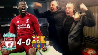 CORNER TAKEN QUICKLY ORIGI  Liverpool 40 Barcelona Commentator Reactions [upl. by Aneetak]