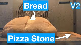 BAKE BREAD ON A PIZZA STONE  The BEST Technique [upl. by Eneri553]