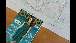 Burda Dergisinden Kalıp Nasıl Çıkartılır  How to trace a pattern from Burda magazine  Dikiş Hocam [upl. by Letitia891]