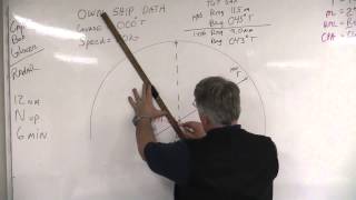 Collision Avoidance Radar Plotting 1 [upl. by Oinota]