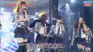 AKB48  Beginner LIVE Legendado  ExUnited [upl. by Nai]