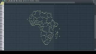 Musical Map of Africa Midi Art [upl. by Noivaz]