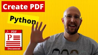 Create PDF with Python  Part 1 [upl. by Thalassa]