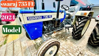 Swaraj 735 fe 2024 model full review 🚜 [upl. by Nolubez]