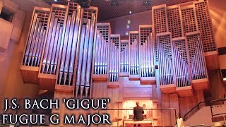 JS BACH  GIGUE FUGUE G MAJOR BWV 577  ST DAVIDS HALL CARDIFF [upl. by Hagood]