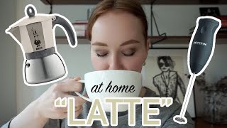 HOW TO MAKE A quotLATTEquot AT HOME moka pot  frother [upl. by Hwang]