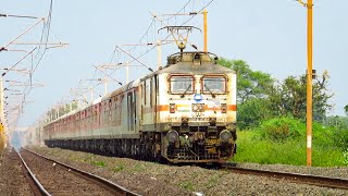 Vande Sadharan Older Version and Rajdhani Express at Full Speed [upl. by Htebazile]