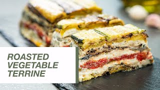 Roasted Vegetable Terrine  Food Channel L Recipes [upl. by Arised731]