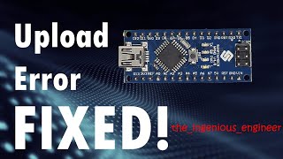 How To FIX Arduino Upload Error [upl. by Hiroko]