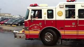 Merion Fire Company of Ardmore PA Fire Trucks Responding [upl. by Peregrine]