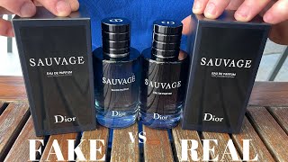 Fake vs Real Dior Sauvage Eau De Parfum 100 ML [upl. by Einafats]