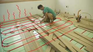 Plug and Play Radiant Floor Heating System  BEST ON THE MARKET [upl. by Hnah]