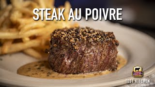 How to Make Steak Au Poivre  Classic French Recipe [upl. by Esidnak778]