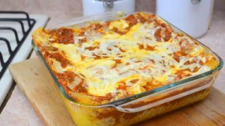 COMO HACER LASAGNA LASAÑA MUY FACIL  Recién Cocinados [upl. by Brown882]