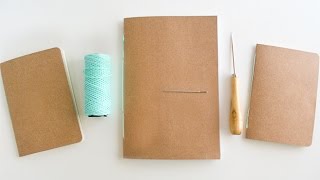 Cómo hacer un cuaderno sencillo Tutorial de Cuadernillo [upl. by Llertac]