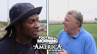 DeAndre Hopkins reveals the secret to his reliable hands FULL INTERVIEW  NBC Sports [upl. by Laval]