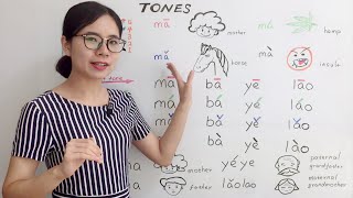 The Tones in Mandarin Chinese  Beginner Lesson 2  HSK 1 [upl. by Yunfei]