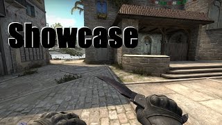 CSGO FALCHION KNIFE BLUE STEEL FIELD TESTED SHOWCASE [upl. by Tsepmet]