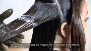 Brazilian Keratin Application Process FULL Version [upl. by Harlene]