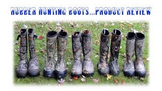 Rubber Hunting BootsComparison Review [upl. by Dewie]